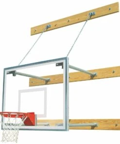 Top 10 ⭐ Bison Wall Mounted 🌟 Basketball Hoop w/ Glass Backboard, 1'-4' EXTENSION ❤️