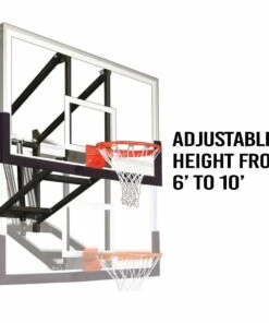 Coupon ✨ First Team WallMonster Adjustable Wall Mounted 🔔 Basketball Hoop ✔️ -Deals Basketball Store a55 277 adjustable 1