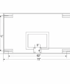 Best Pirce ✨ Bison 42''x72" Standard Short Glass 😉 Basketball Backboard, BA42E ✔️ -Deals Basketball Store a55 301 new 01 1