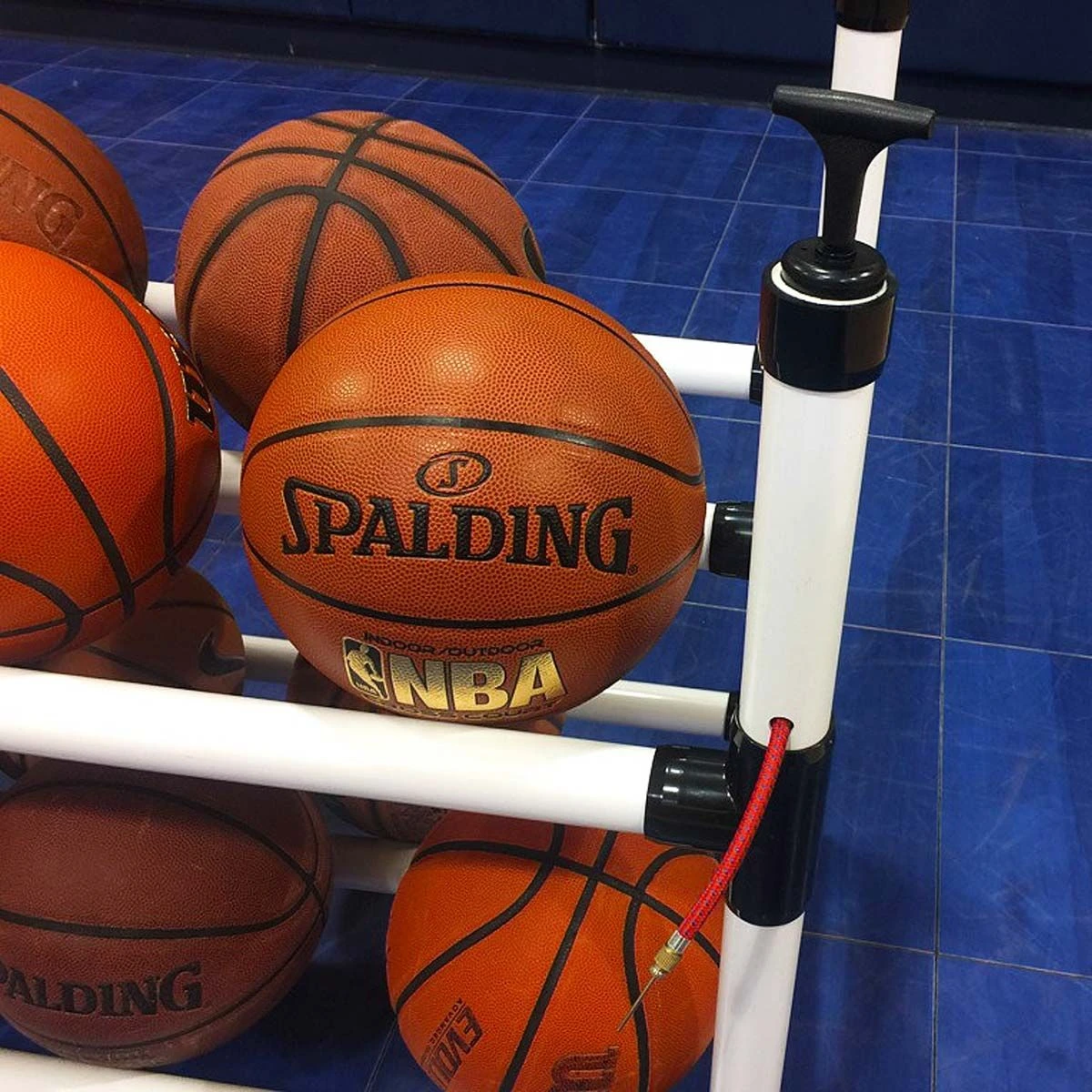 Budget βοΈ Power Dribble 10 Ball Cart Rack w/ Built-In Pump π 2 Budget βοΈ Power Dribble 10 Ball Cart Rack w/ Built-In Pump π - Image 2