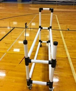 Budget ✔️ Power Dribble 10 Ball Cart Rack w/ Built-In Pump 👏