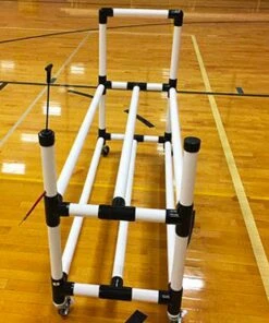 Hot Sale ✔️ Power Dribble 20 Ball Cart Rack w/ Built-In Pump 🎉 -Deals Basketball Store a55 735 3 1