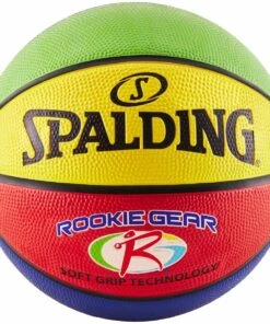 Best Pirce 😍 Spalding Rookie 27.5" Junior Basketball, Multi-Color ⌛