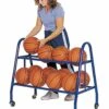 Wholesale ⭐ Jaypro 18 Ball Heavy Duty Basketball Ball Cart, BBC-18 Red ⌛