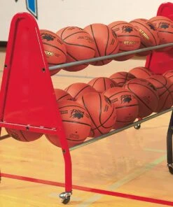 Flash Sale 💯 Bison 18 Ball Heavy Duty 🔥 Basketball Cart, BA185 ✨