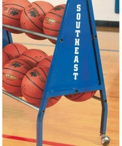 Flash Sale 💯 Bison 18 Ball Heavy Duty 🔥 Basketball Cart, BA185 ✨ -Deals Basketball Store a60 279g 11 1