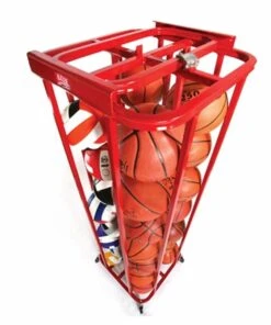 Best deal ⭐ Blazer 4827 Space Mizer Lockable Vertical Ball Carrier Maroon ✔️ -Deals Basketball Store a60 282 1 1