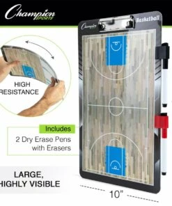 Brand new ✨ Champion 🔥 Basketball Dry-Erase Coaching Board, BKBOARD ⌛ -Deals Basketball Store a94 322 new 04