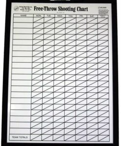 Deals 😍 KBA Basketball Free-Throw Dry-Erase Shot Chart 🧨