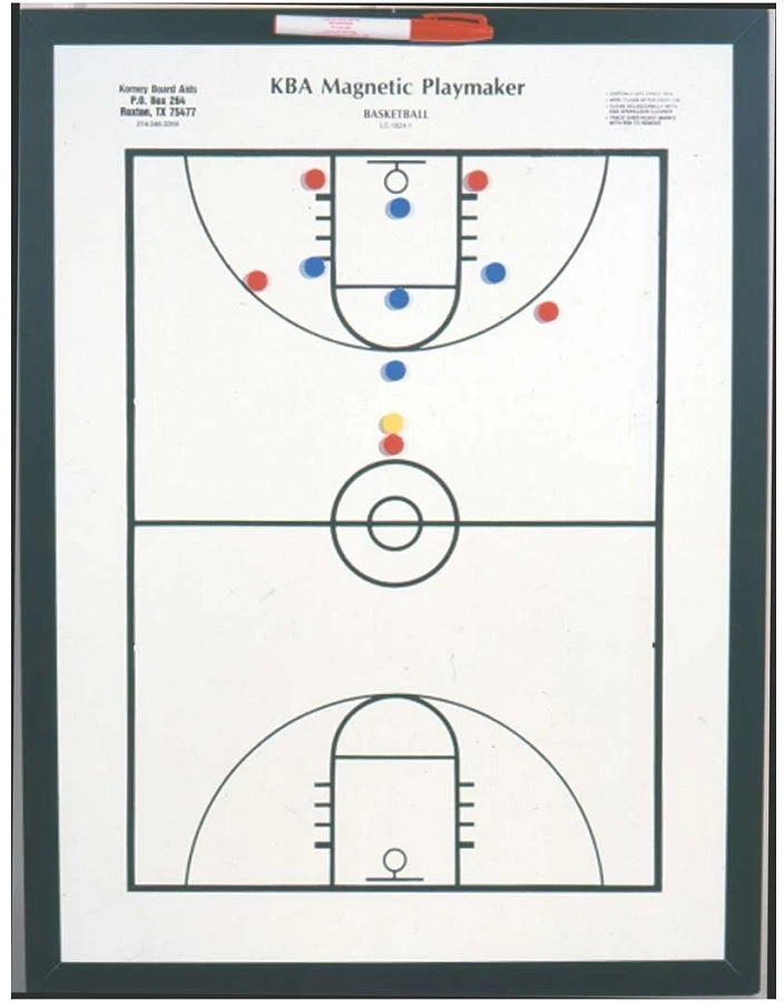 Coupon ⭐ KBA Magnetic Playmaker Basketball Coaching Board, 24"x36" ❤️ 1 Coupon ⭐ KBA Magnetic Playmaker Basketball Coaching Board, 24"x36" ❤️